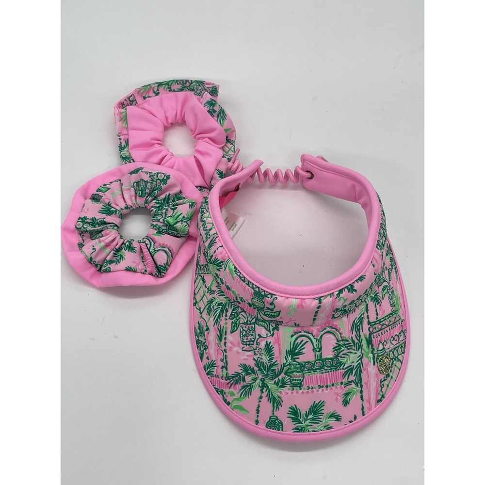 LILLY PULITZER  Women's Visor Hat and Hair‎ Scrunchies  Golf Running Tennis New